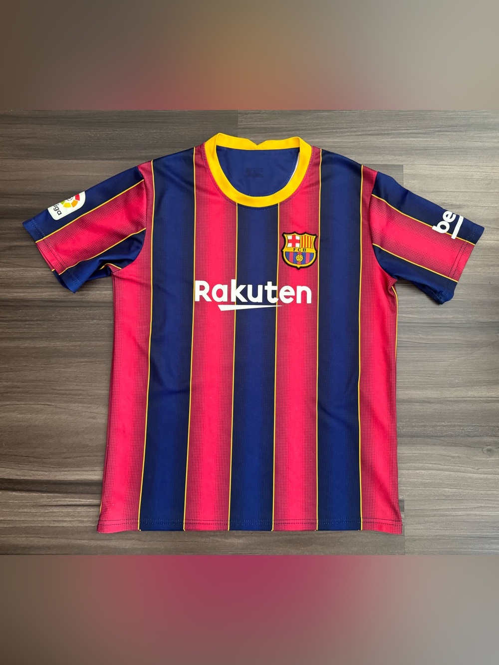 Nike FC Barcelona Spain Lionel Messi #10 Soccer Futbol Home Jersey Men Small
